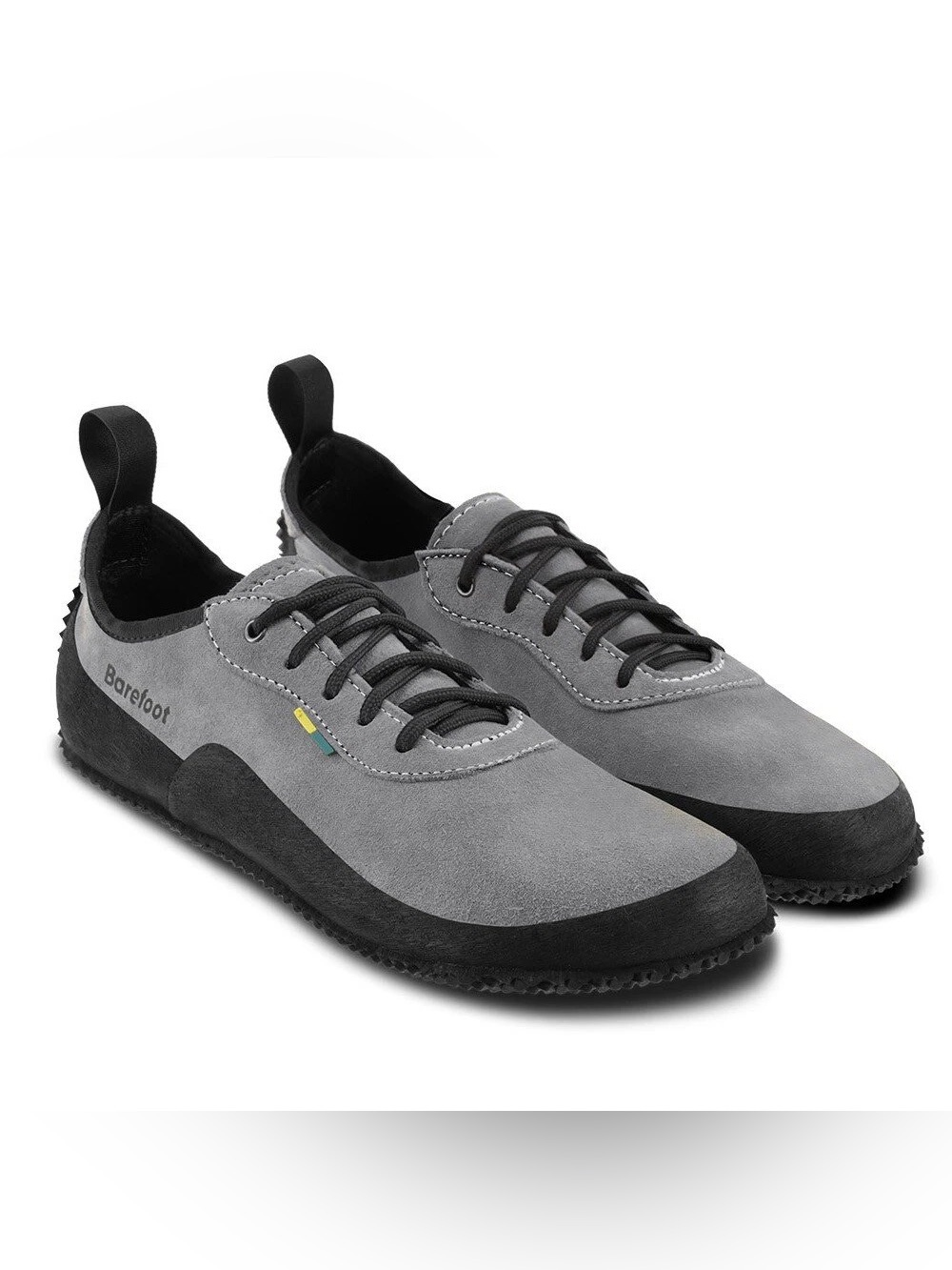 Be Lenka Trailwalker Barefoot Outdoor Shoes - Grey Suede (Made in Czechia)